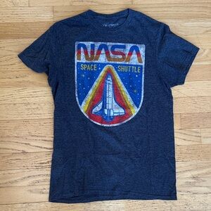 NASA Space Shuttle Kids T-Shirt - Grey